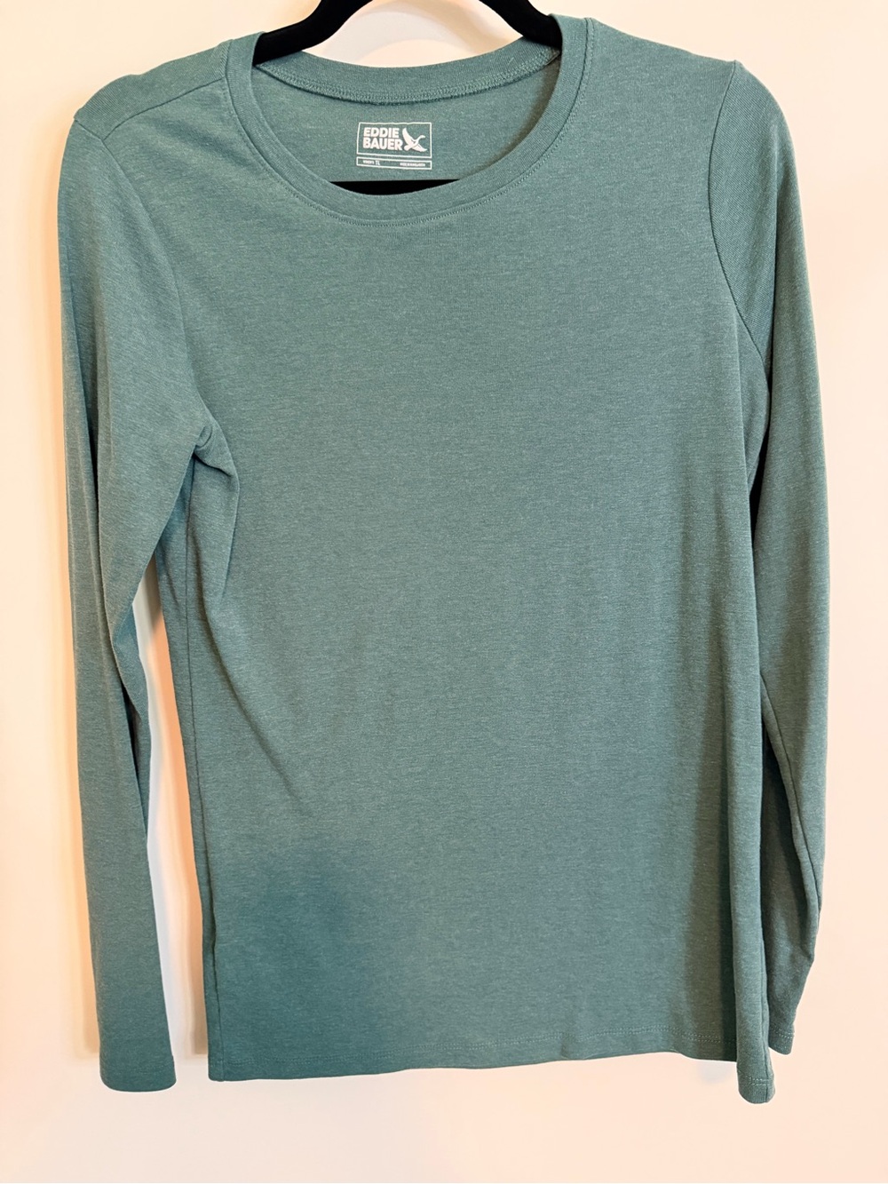 Eddie Bauer Long Sleeve Tee in Teal Green